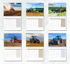 Tractors Wall Calendar 2026  Classic Farming Scenes And Country Lover Gift