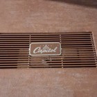 Capitol Portable Phonograph Record Player Brown Case Collectible