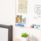 Clear Magnetic Dry Erase Marker Holder For Whiteboard non-slip Magnet Expo Marke