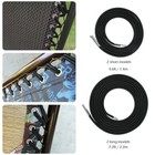 Replacement Lace Kit Zero Gravity Chair Repair Bungee Cord Universal 4 Pcs Black