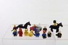 Vintage 1980 s Lego Collection Spacemen Blacksmith Knights Horses Very Clean