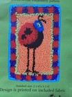 Lady Bug Quilted Frog Vintage Punchneedle Embroidery Pattern New