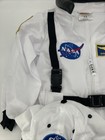 Astronaut Jumpsuit - White W  Cap Dress Up Pretend Play Size 4-6 Child Costume