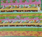 Jelly Roll 2 1 2   x42    Strips  20 Pieces 10 Designs Jellies  See Quilt Example