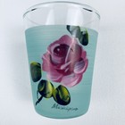 Vintage Michigan Rose Souvenir Shot Glass