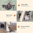 Cat Tree For Indoor Cats Large Adult  Modern Activity Tower With Scratching Post