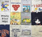 Vintage Graphic Shirts Promo Funny Cartoons Sport Destinations Lot Of 20 Szs Xl