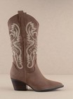 Vintage Inspired Boots 6 Women   s Western Cowgirl Festival Brown Southwestern