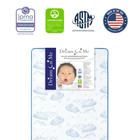 Dream On Me Twinkle 5  88 Coil Crib   Toddler Mattress  Blue Clouds