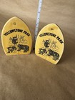 Yellowstone Park Bear Vintage Salt   Pepper Shakers Ceramic Souvenir Japan