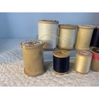 Vintage Sewing Thread Wood Spools Set Of 11  48