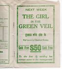 1910 Vaudeville Theatre Program From The Grand Theatre Columbus Ohio