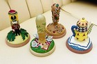 Lot Of 4 Brown Bag Cookie Art Stamps Tea Party   Holiday Stamp Hill Design New