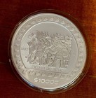 1992 Mexico Proof 10000 Pesos Piedra De Tizoc 5 Onzas Plata  999 Silver Coin