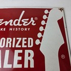 Vintage Fender Sign - Music Guitars Amplifiers Porcelain Gas Pump Sign