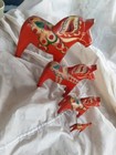 Vintage Nils Olsson 14    Dala Horse Sweden Folk Art Hemslojd