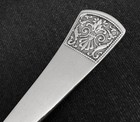 Antique Vtg Poland 800 Silver Spoon Dessert Place Oval Soup 1920s Art Deco 48g