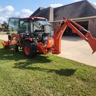 2023 Kubota Lx2610 Tractor   Front Loader  Backhoe  Full Cab heat air  200 Hrs 