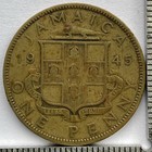 1945 Jamaica 1 Penny Fine Details - Free Shipping