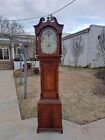 Mahogany Tall Case Clock  Hallam   Steveson Of Nottingham Circa 1818