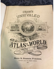 Cram s Unrivaled Family Atlas Of The World Indexed 1887 Edition Rare