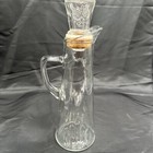 Vintage Glass Bottle Decanter With Top  9517   Appears European - Russian Style