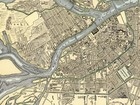 1894 Antique St Petersburg Russia  Map George Cram St Petersburg City Map 1530