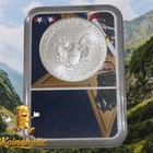 2019  1 American Silver Eagle Ngc Ms70 First Day Of Issue Fdi West Point Label 
