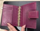 Gucci Burgundy Gg Monogram Leather Agenda Cover Notebook Planner