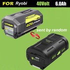 6 0ah Battery 40 Volt For Ryobi 40v Lithium Op40602 Battery With Led   Charger