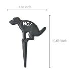No Pooping Solid Cast Iron Yard Sign Grass Lawn Garden Decoration 10 6 7 8 