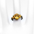 Handmade Style Vintage Nautral Citrine 925 Sterling Silver Ring   Rvs07