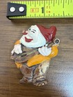 1938 Disney Ent Happy Snow White Seven Dwarfs Syrocco Figural 3d Pin Vintage 