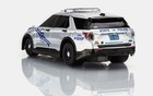 Afx Mega G  Police Interceptor Ho Slot Car  22105 With Led Lights  New Release  