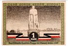 1921 Germany Hamburg Notgeld 1 Mark Note  3197 