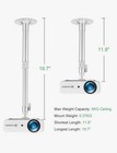Universal Extendable Tilt Dlp Lcd Ceiling Projector Dvr Camera Mount Bracket
