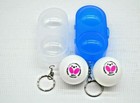2pc Butterfly Table Tennis Ping Pong Ball 40  Mm White Ittf Approved With A Case