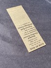Vintage New York Matchbook    national Bank Of Orange County    Goshen