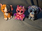 Ty Beanie Boos Rare Lot - Lizzie  claire s Exclusive   Tauri   Uni Peek-a-boo 