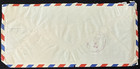 1968-74 Taiwan 3 Postage Stamps On 1 Cover Used W faults  Sc 1566-1607 Incomplet