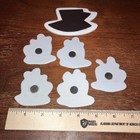 Coffee Themed Refrigerator Magnets - Lot Of 6 - Good Used - Espresso - Mocha
