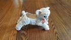 Vintage Baby Lamb Ceramic Planter Mid Century Pink Accents Hand Painted