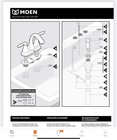 Moen 6410bn Eva 2-handle Centerset Bathroom Faucet W Drain - Brushed Nickel