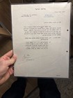 David Ben Gurion Letter Signed As Prime Minister 1950 Israel