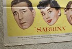 Sabrina 1954 Audrey Hepburn Original Year Us 22x28 Half-sheet Us Movie Poster