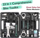 23 Piece Bike Tool Kit - Bicycle Repair Tool Box Compatible - Mountain road Bike