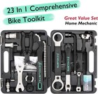 23 Piece Bike Tool Kit - Bicycle Repair Tool Box Compatible
