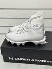 Under Armour Highlight Franchise Jr Big Boys Football Cleats Shoe White 3y Nib