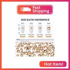 Meibite Topaz Flatback Rhinestones  Glass Rhinestones For Nail Art And Craft  Gl