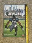 Brian Dawkins Autographed Philadelphia Eagles Marvel Wolverine Poster Retirement